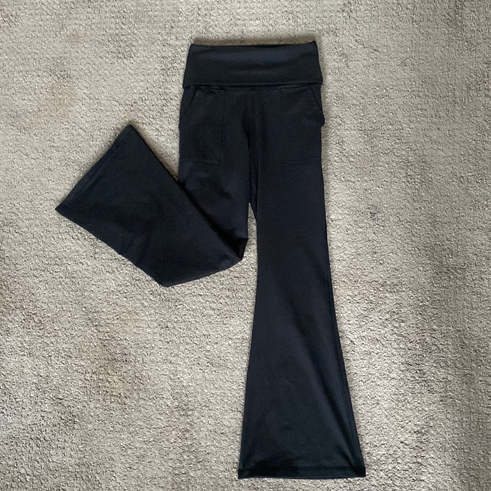 Aerie Offline Fold Over Flare Leggings